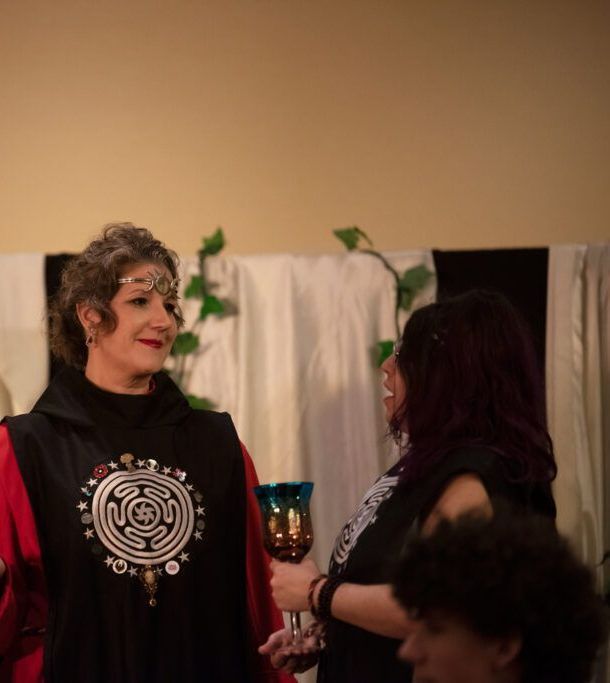 Archpriestess Mary Malinski at her installation ceremony