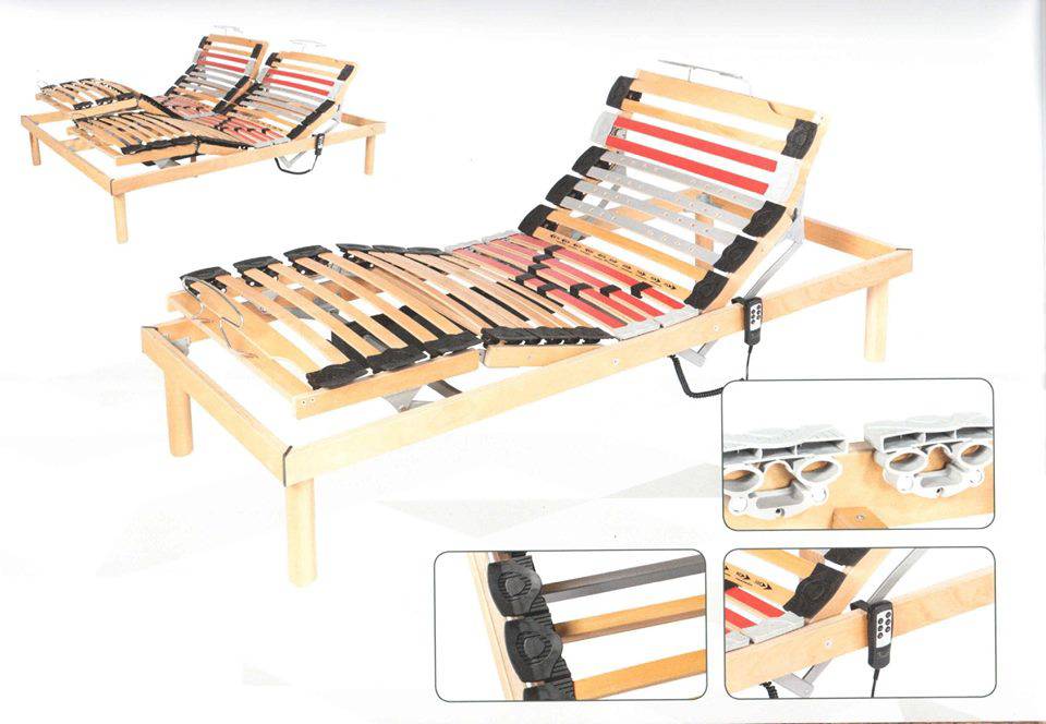 letto con doghe reclinabili