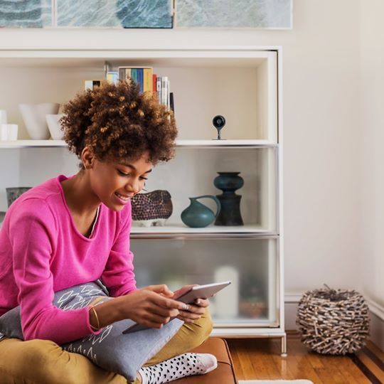Girl using tablet — Lindale, TX — HallsNet