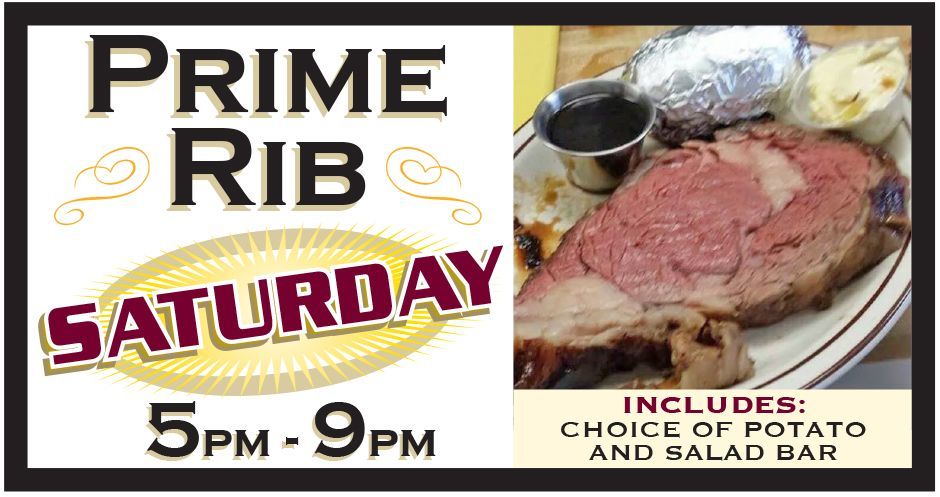 There is a picture of a prime rib on a plate.