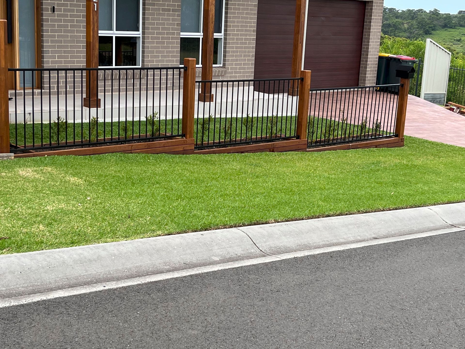 Black Metal Fence — Febos Welding and Engineering In Corrimal, NSW