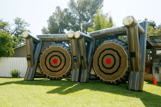 Double Axe Throwing Inflatable Game