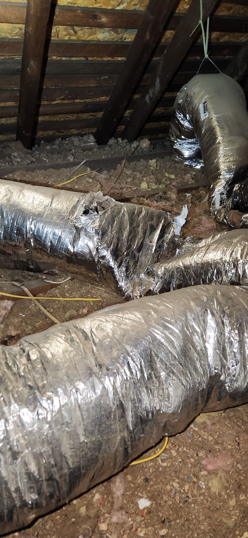 Racoon Damage Air Vent — Greensboro, NC — The Critter Gitter LLC