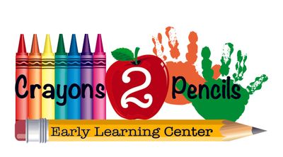 A logo for crayons 2 pencils early learning center