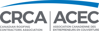 Le logo de l'association canadienne des entrepreneurs en toiture
