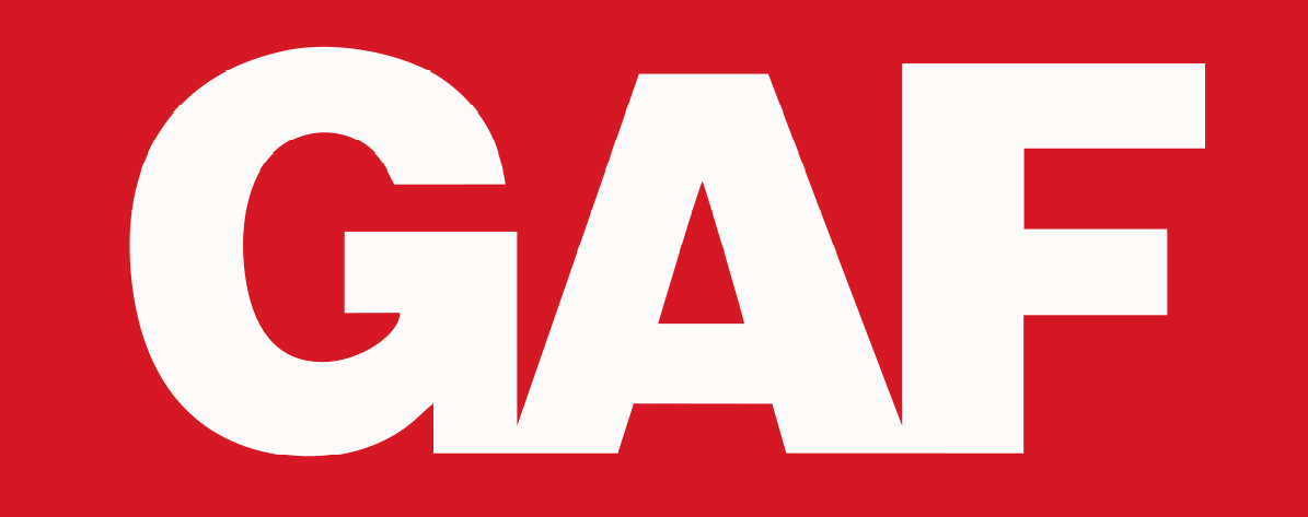 Le mot gaf est sur fond rouge.
