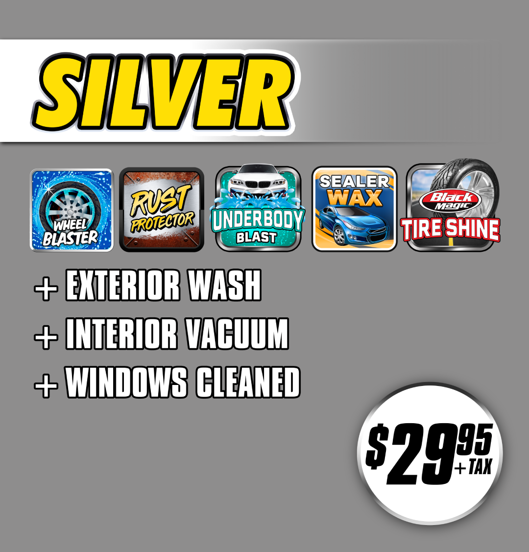 Silver Car Wash Package