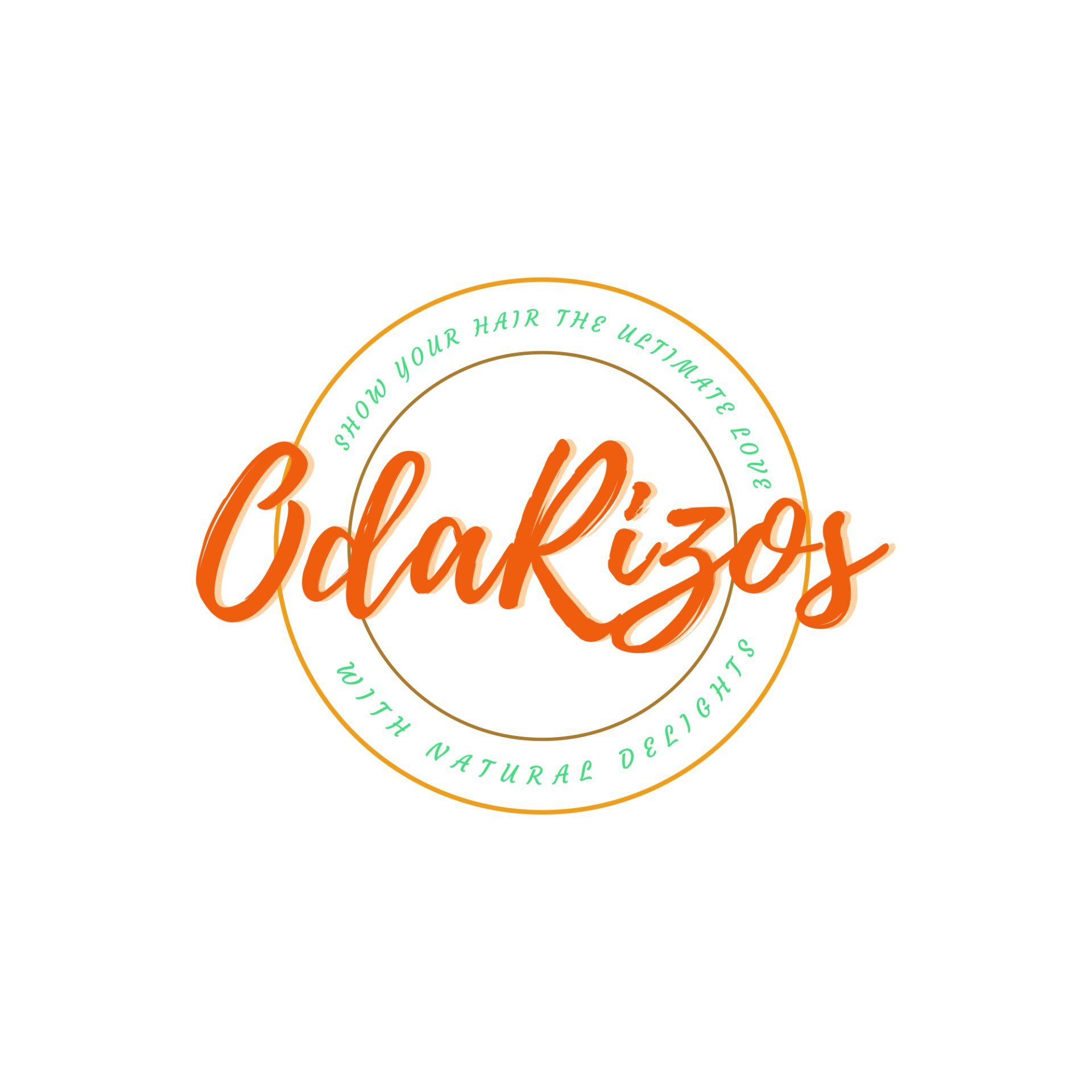 A logo for a company called odakrizos with natural delights