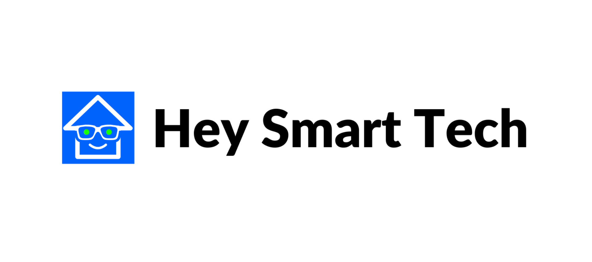 A logo for a company called hey smart tech.