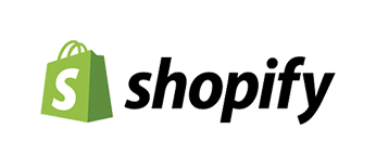 The logo for shopify is a green bag with a white s on it.