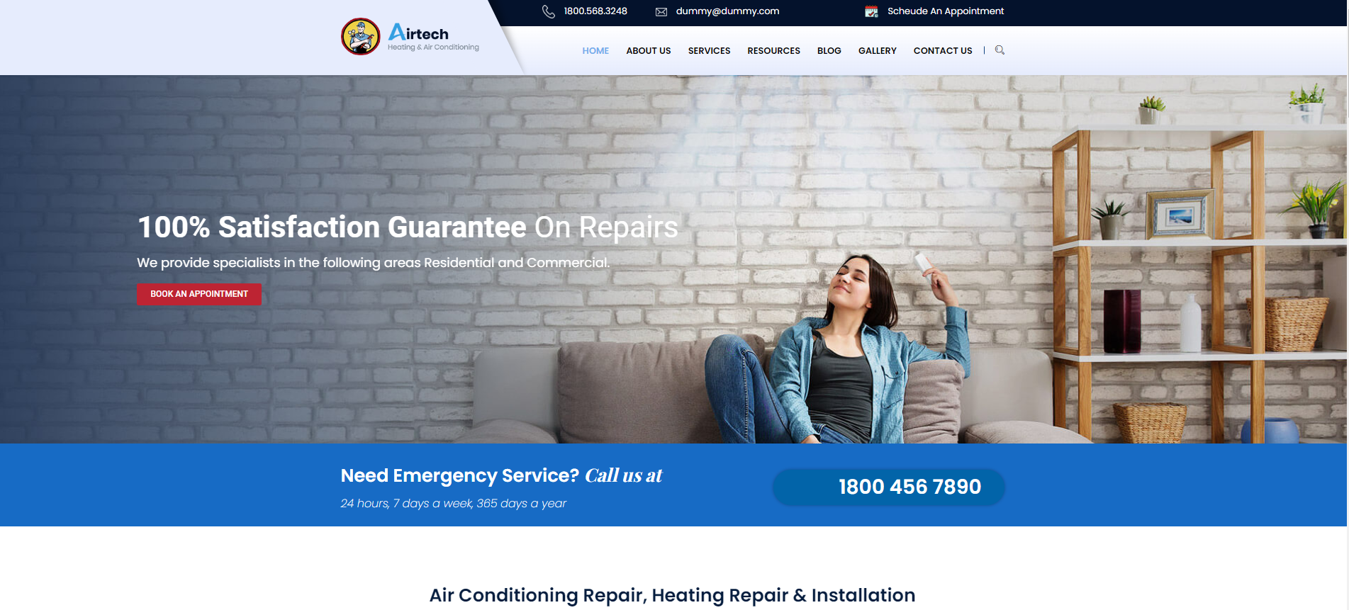 A woman is sitting on a couch in a living room.