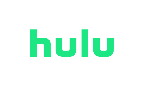 The hulu logo is green and white on a white background.