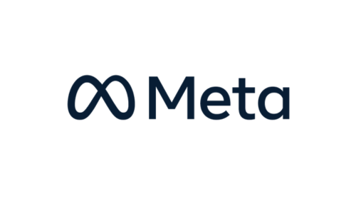 The meta logo is on a white background.