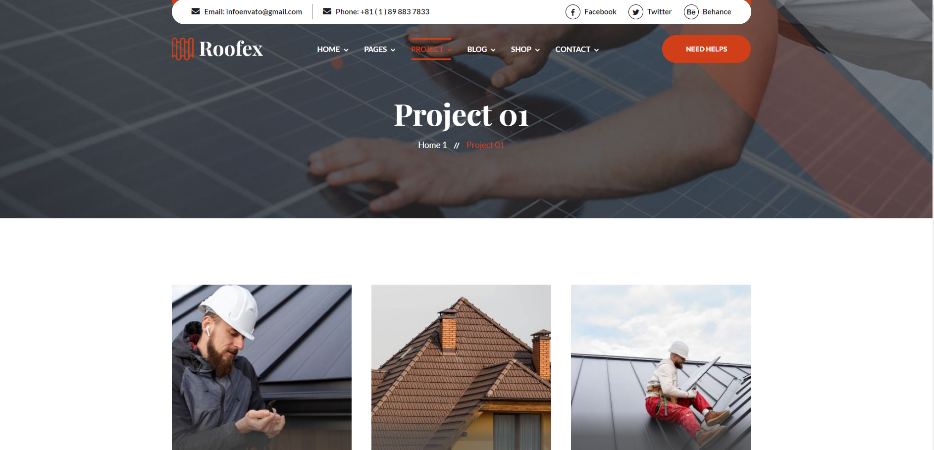 A man is installing solar panels on the roof of a house.