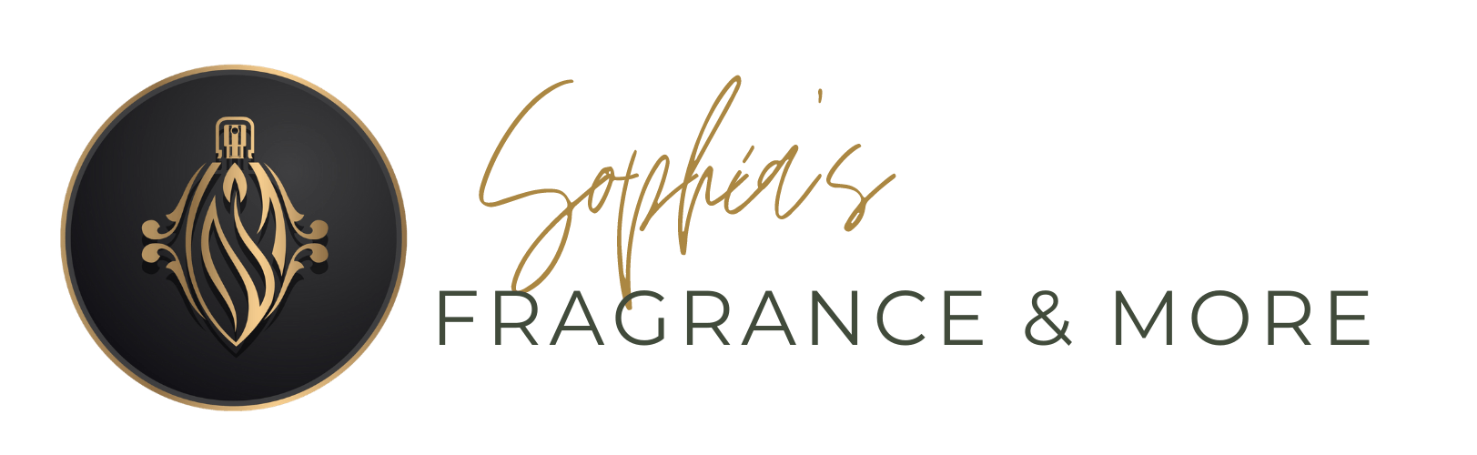 A logo for sapphire 's fragrance and more.