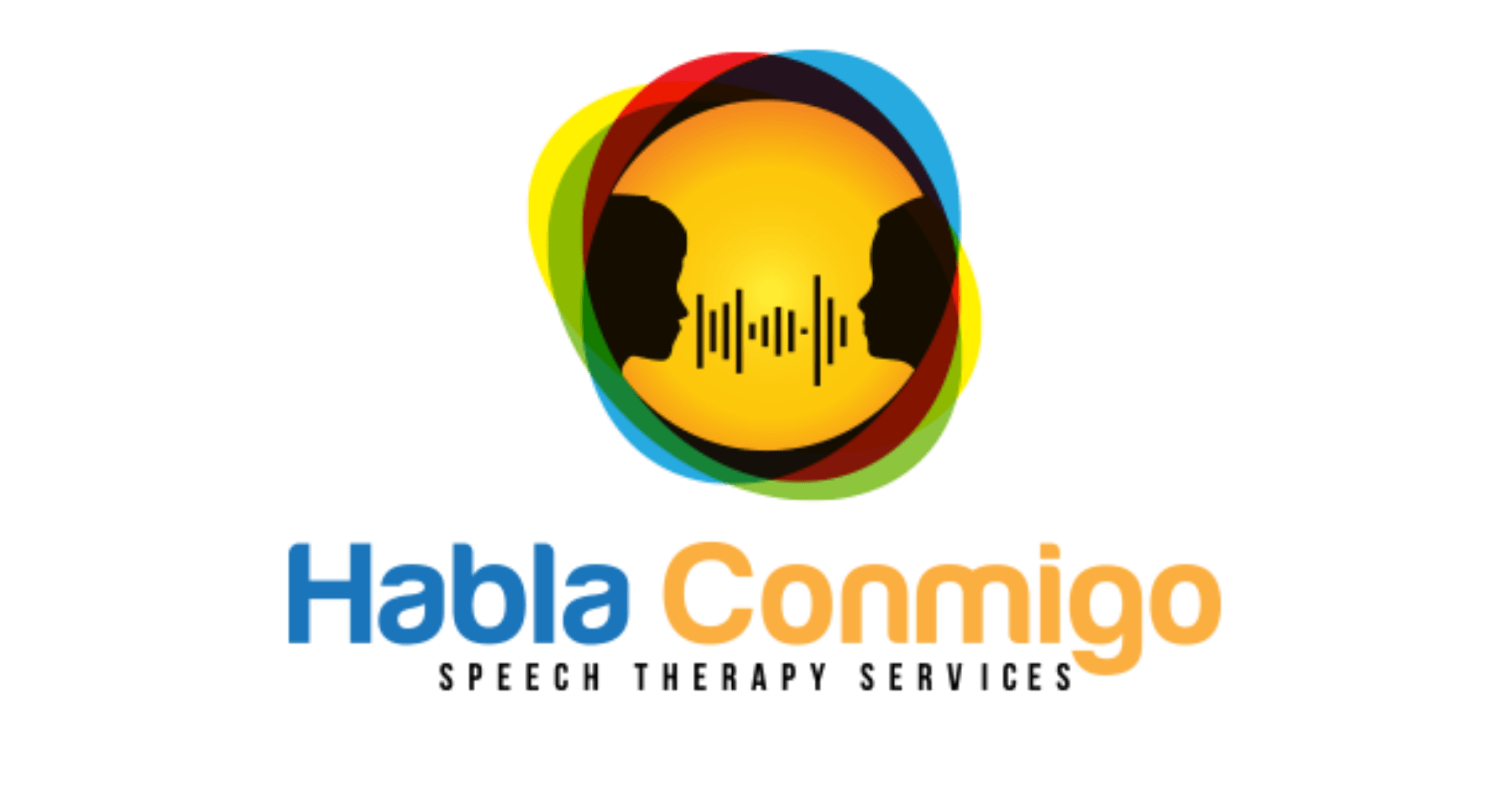 The logo for habla conmigo speech therapy services