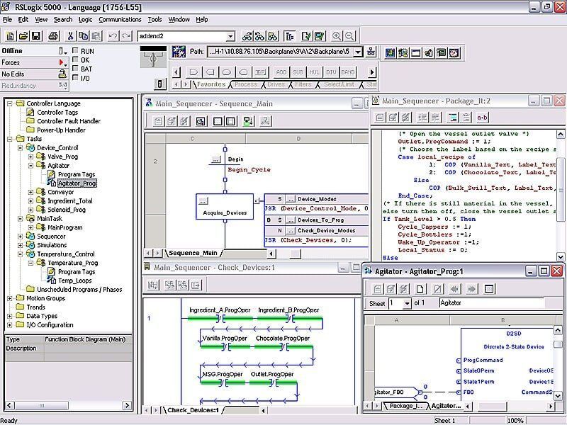 Computer Display Showcasing PLC Plant Automation — A & J Electrical Contractors in Tamworth, NSW