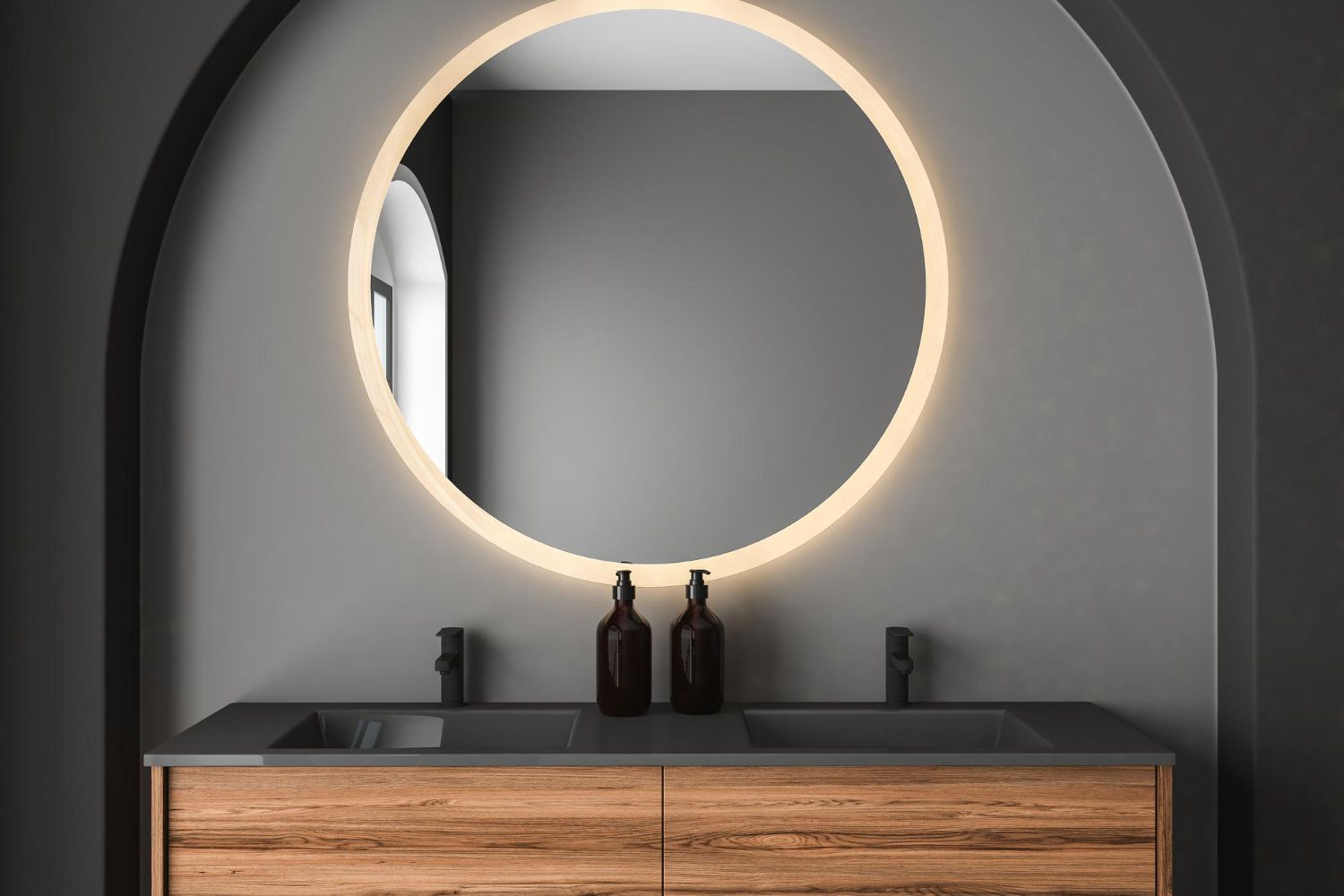 bathroom mirror