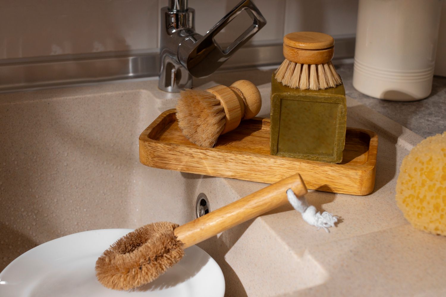 bathroom clutter
