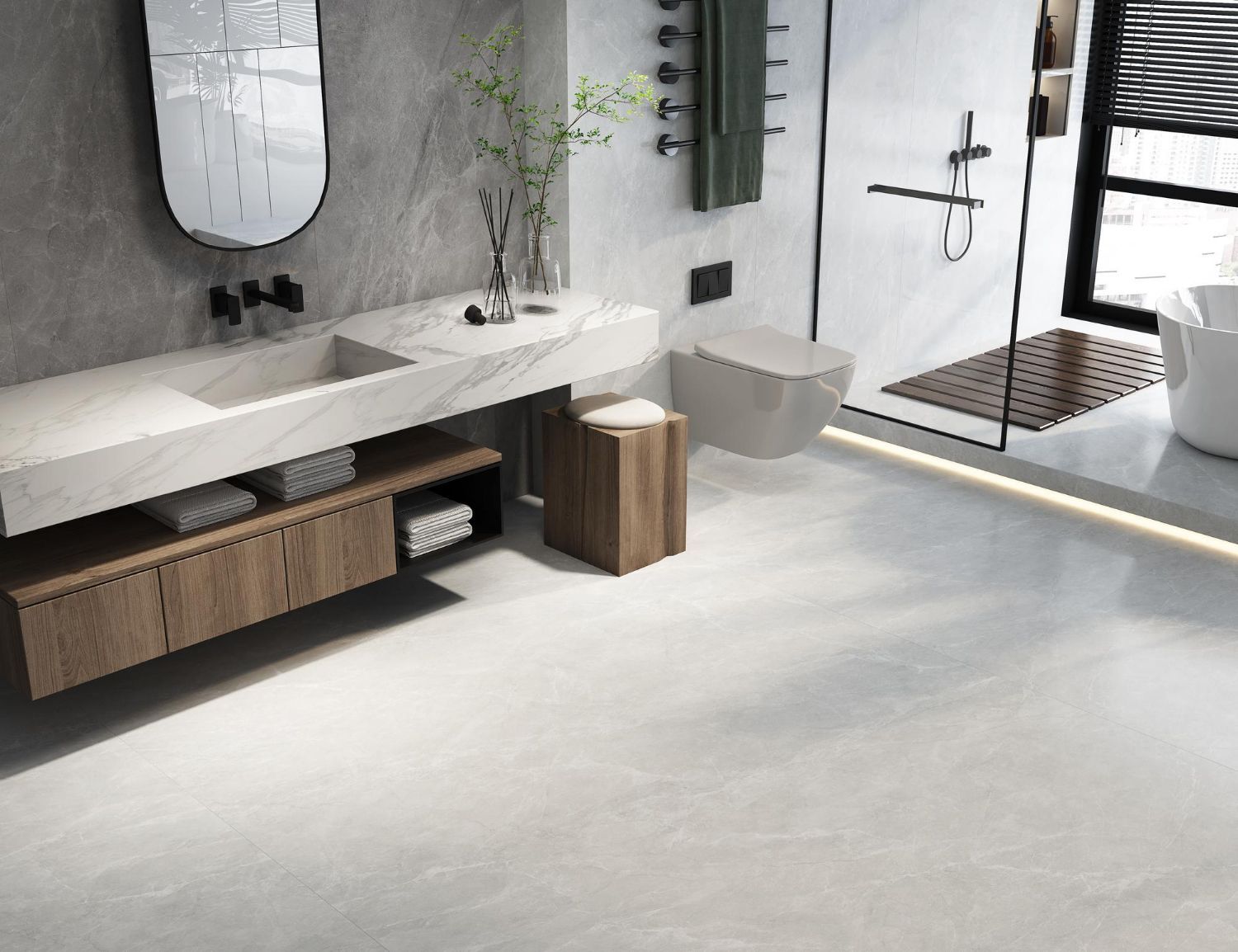bathroom flooring