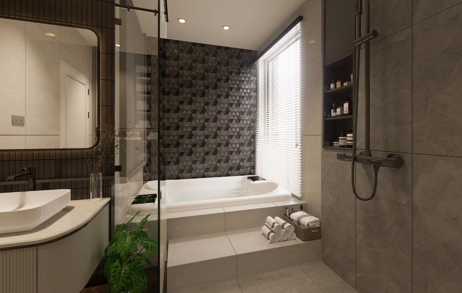 spa-like master bath