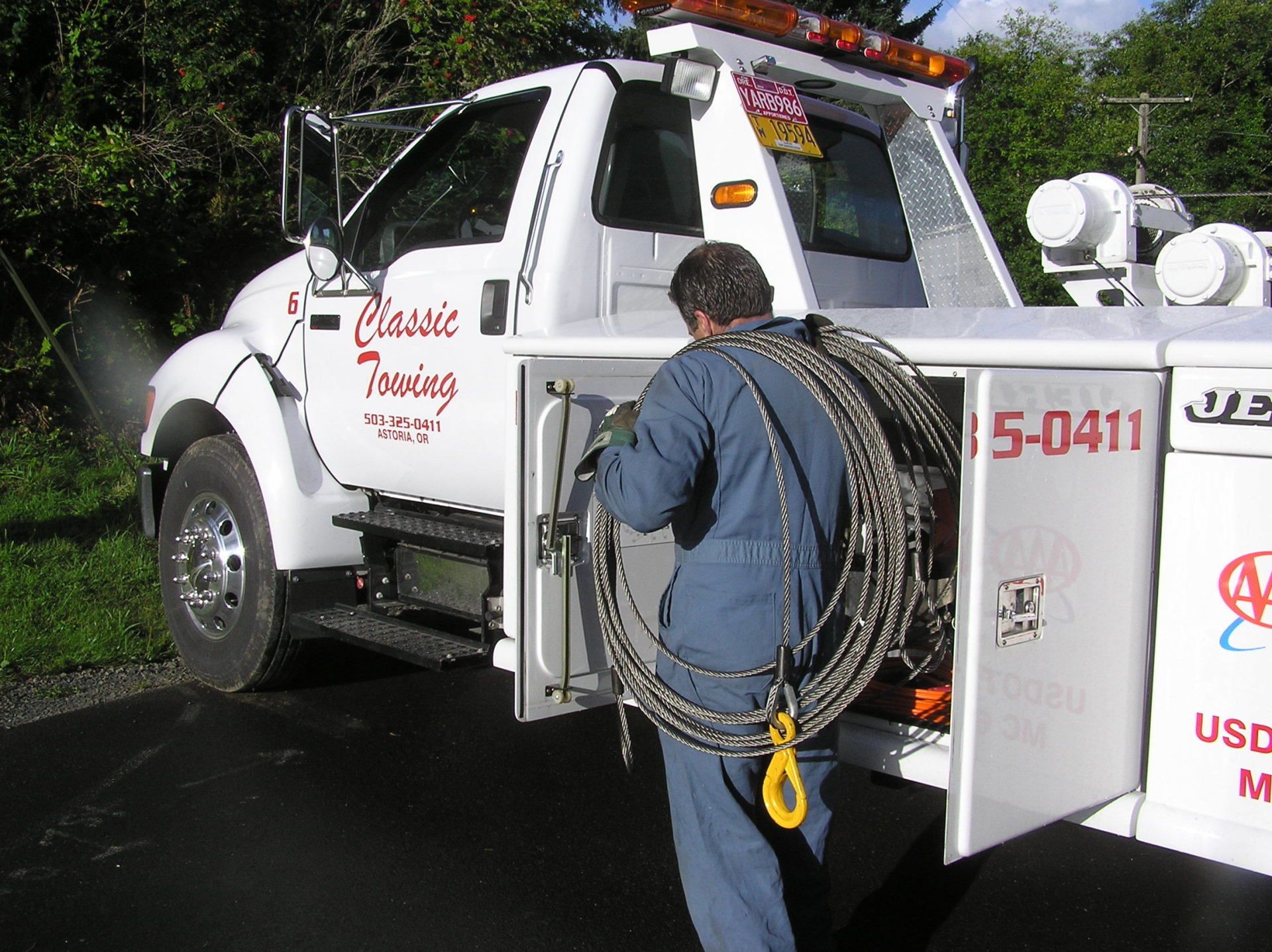 Towing work — Wrecker service in Astoria, OR