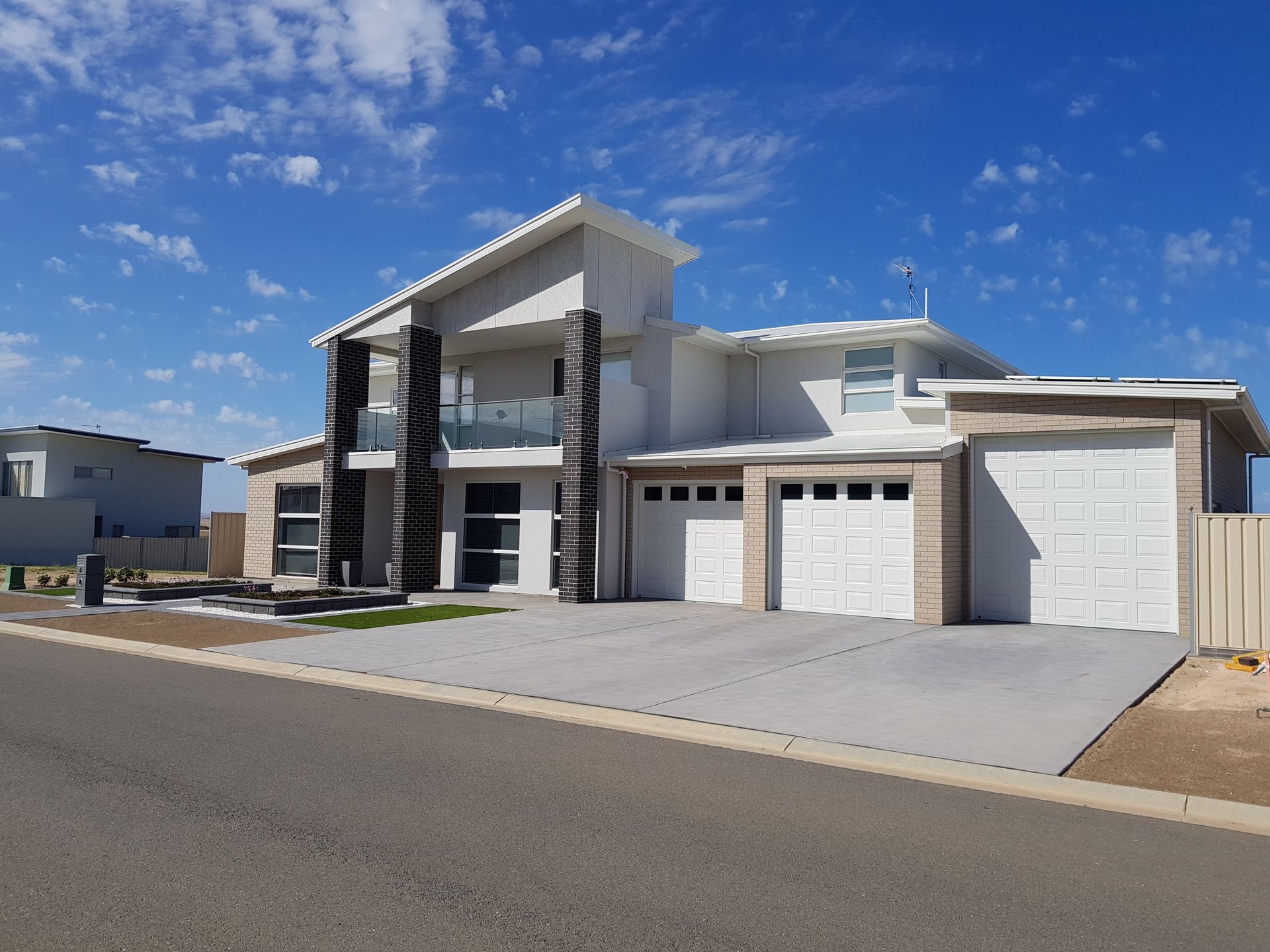New Home Far Side View — Adelaide, SA — Coastal Living by Design