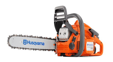 A husqvarna chainsaw is shown on a white background.