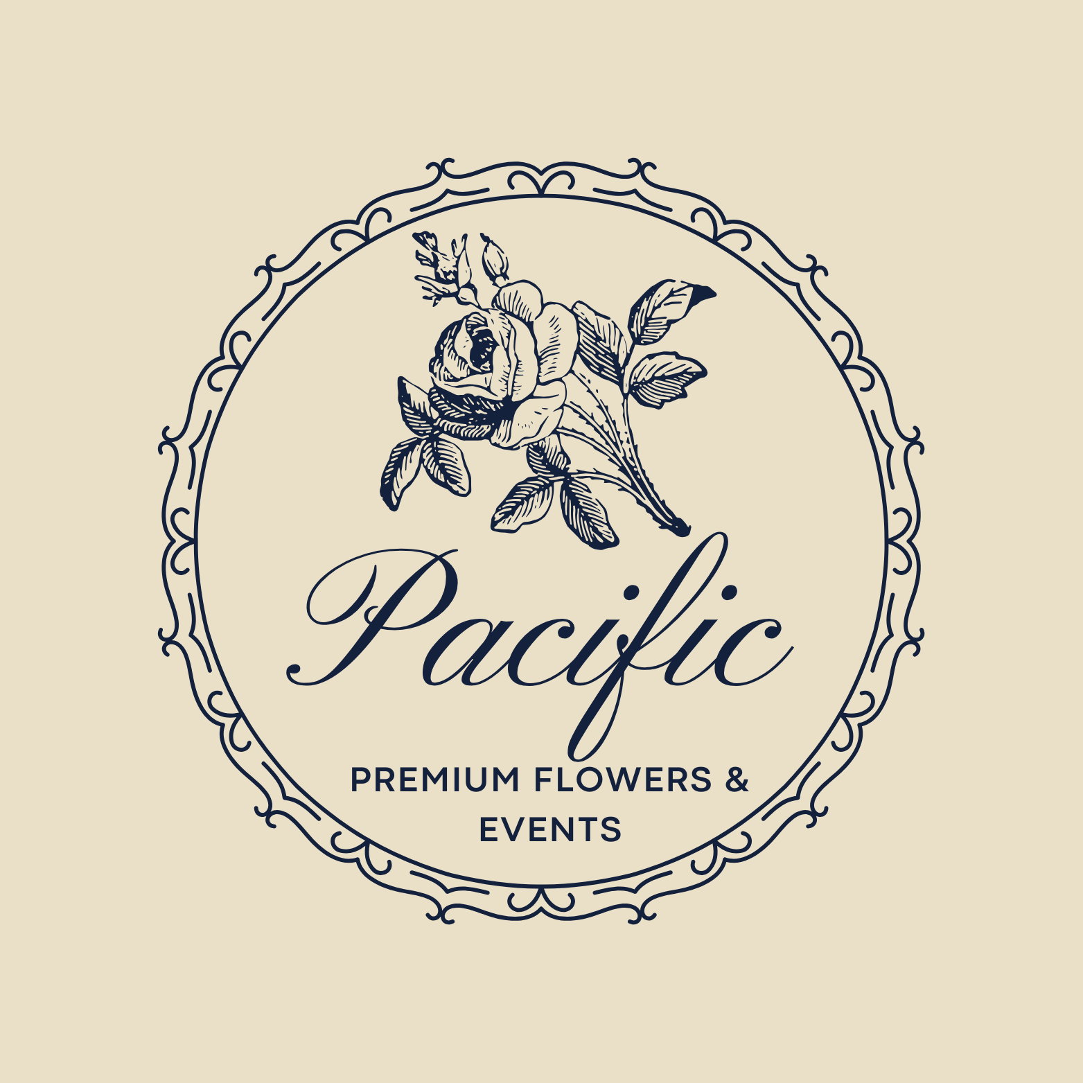 Pacific Events logo – professional special events and floral design services in California