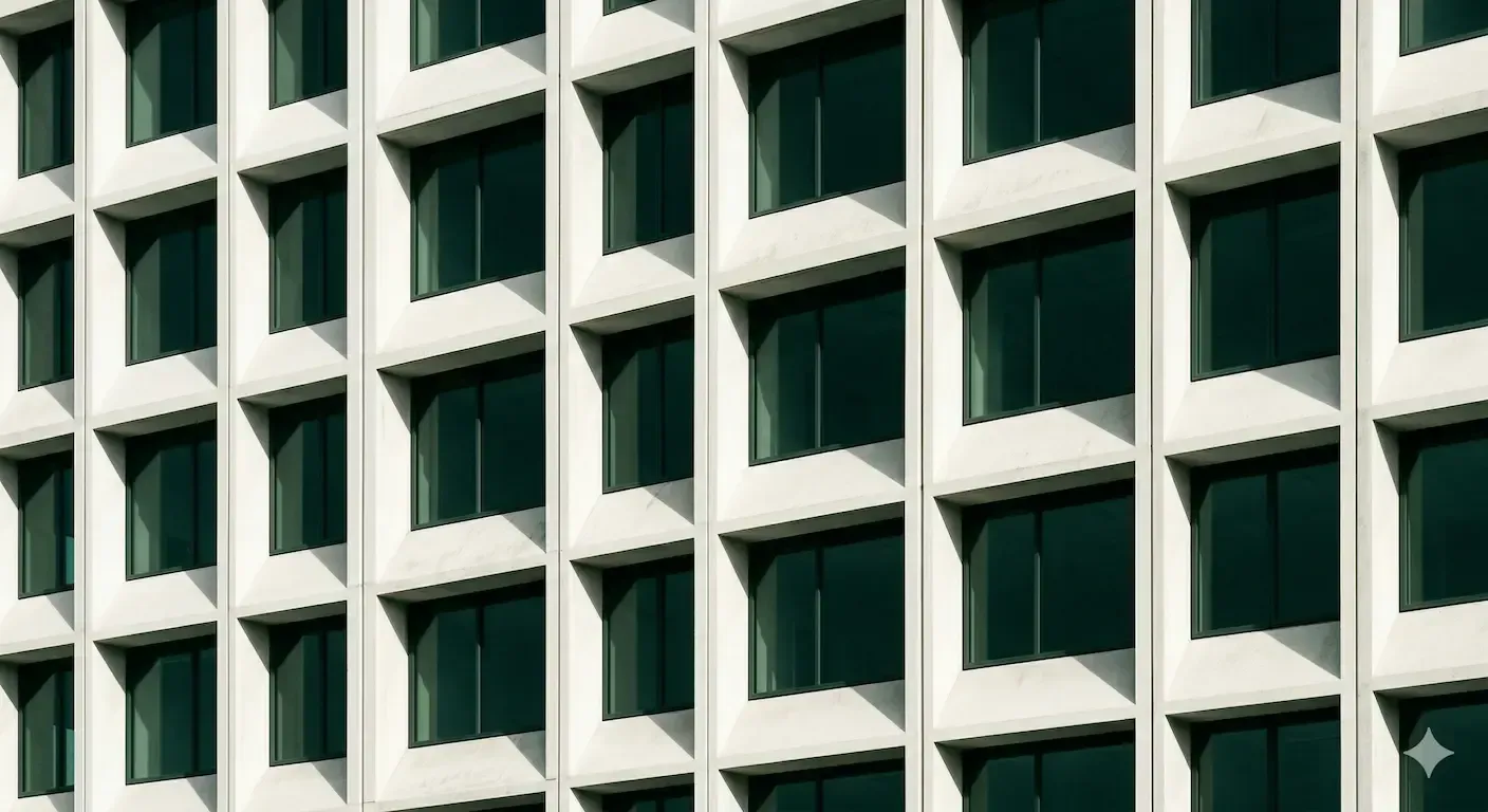A top-down view of a light blue desk with a laptop, a cup of black coffee, a small succulent, and colorful sticky notes.