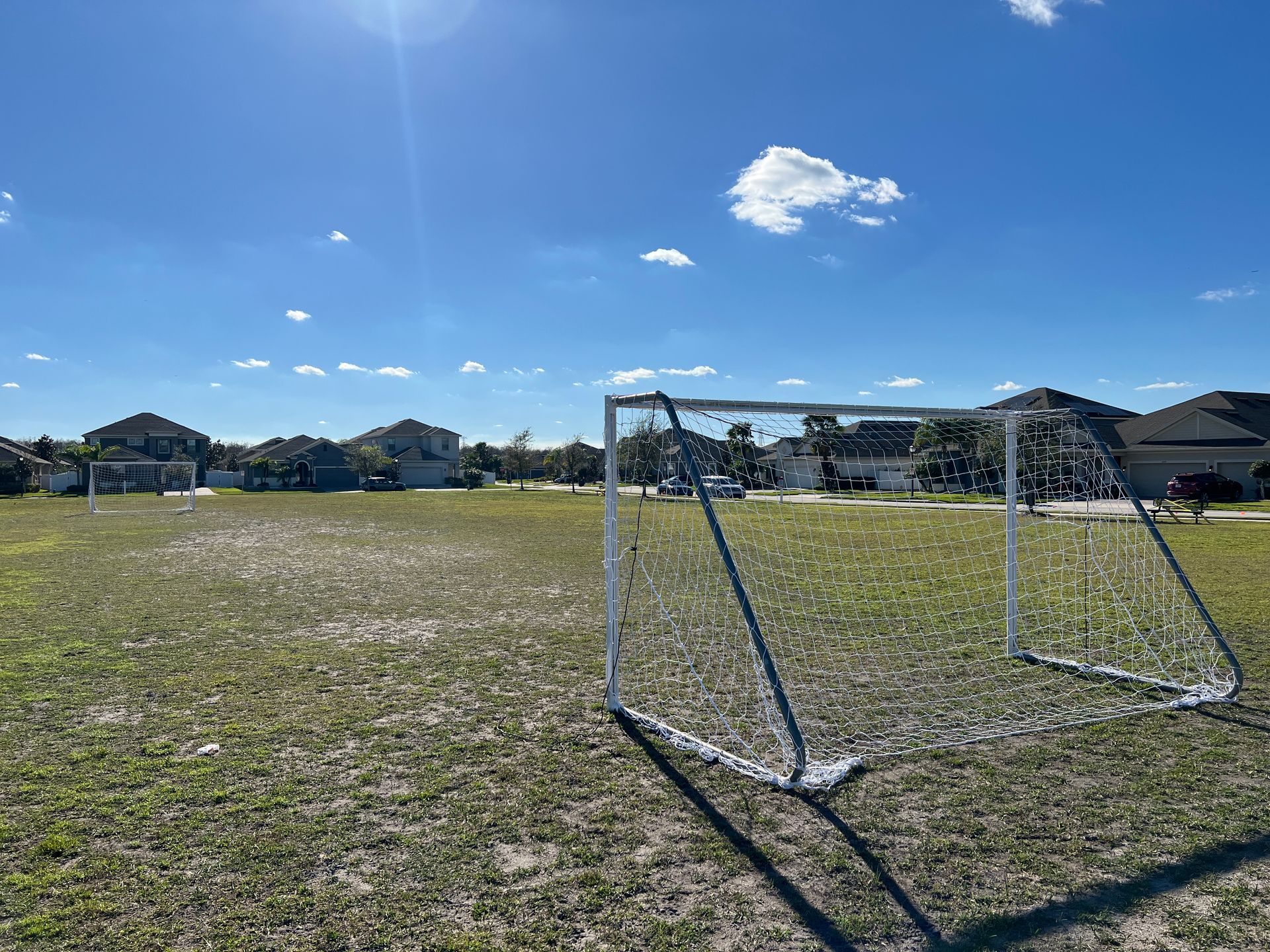 Soccer nets installed in Woodland Park Orlando