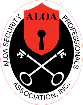a logo for the aloa security association inc.
