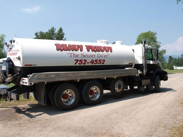 Septic Pumper Truck — Kalispell, MT — Ready Freddy Septic Service