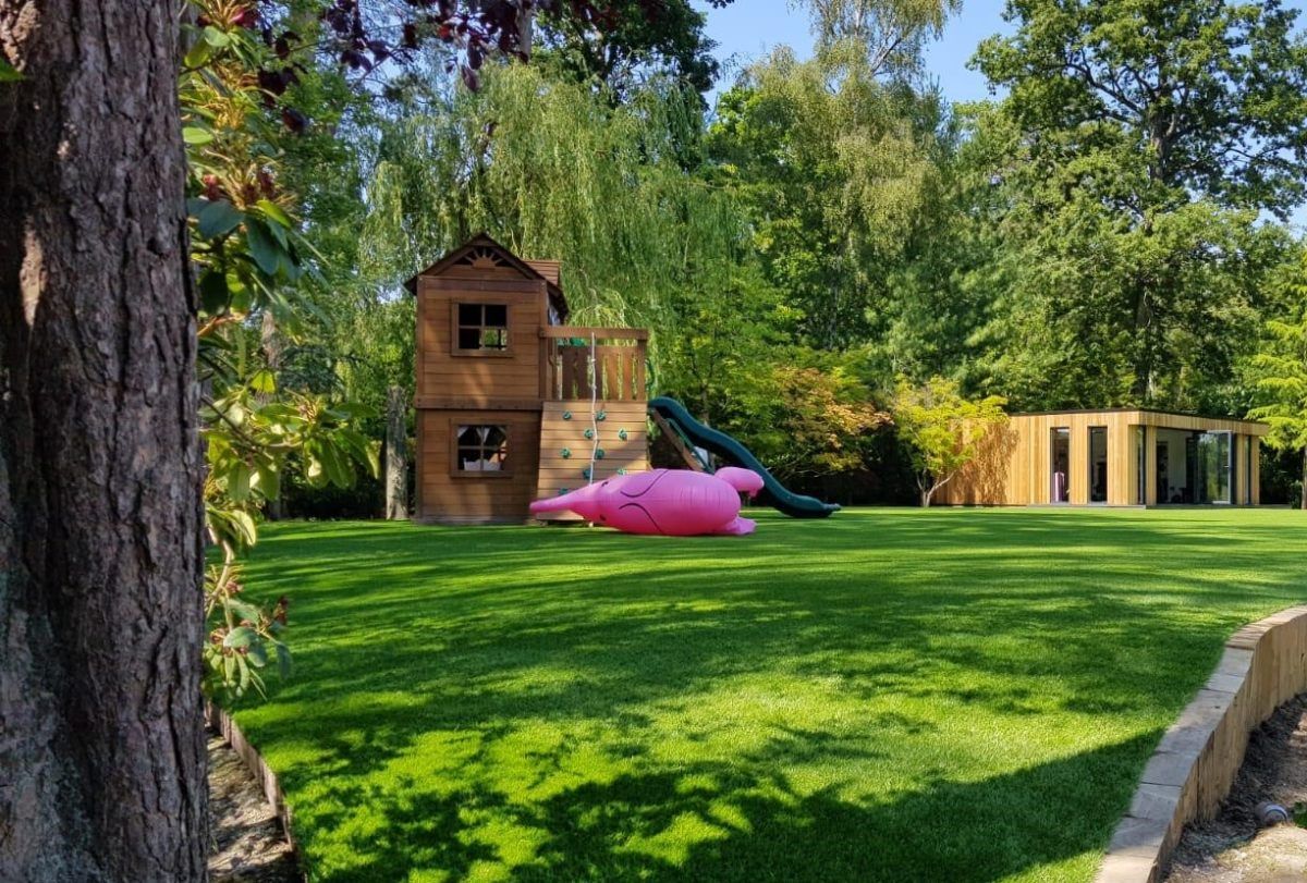 artificial grass for a play area at a primary school in Loughborough