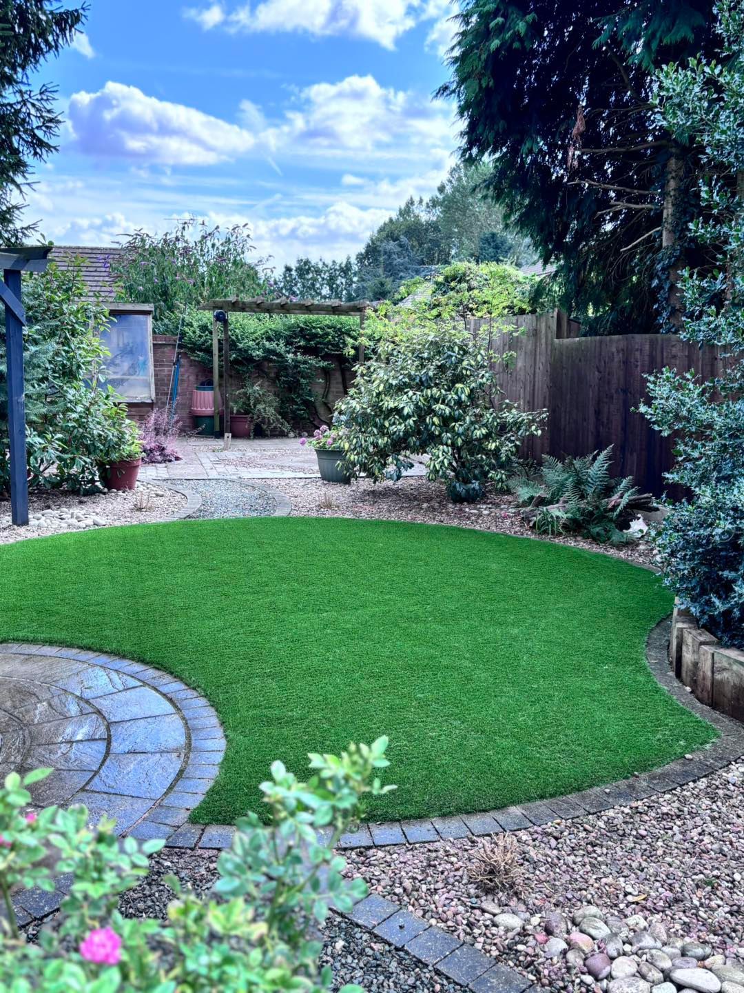artificial grass installation