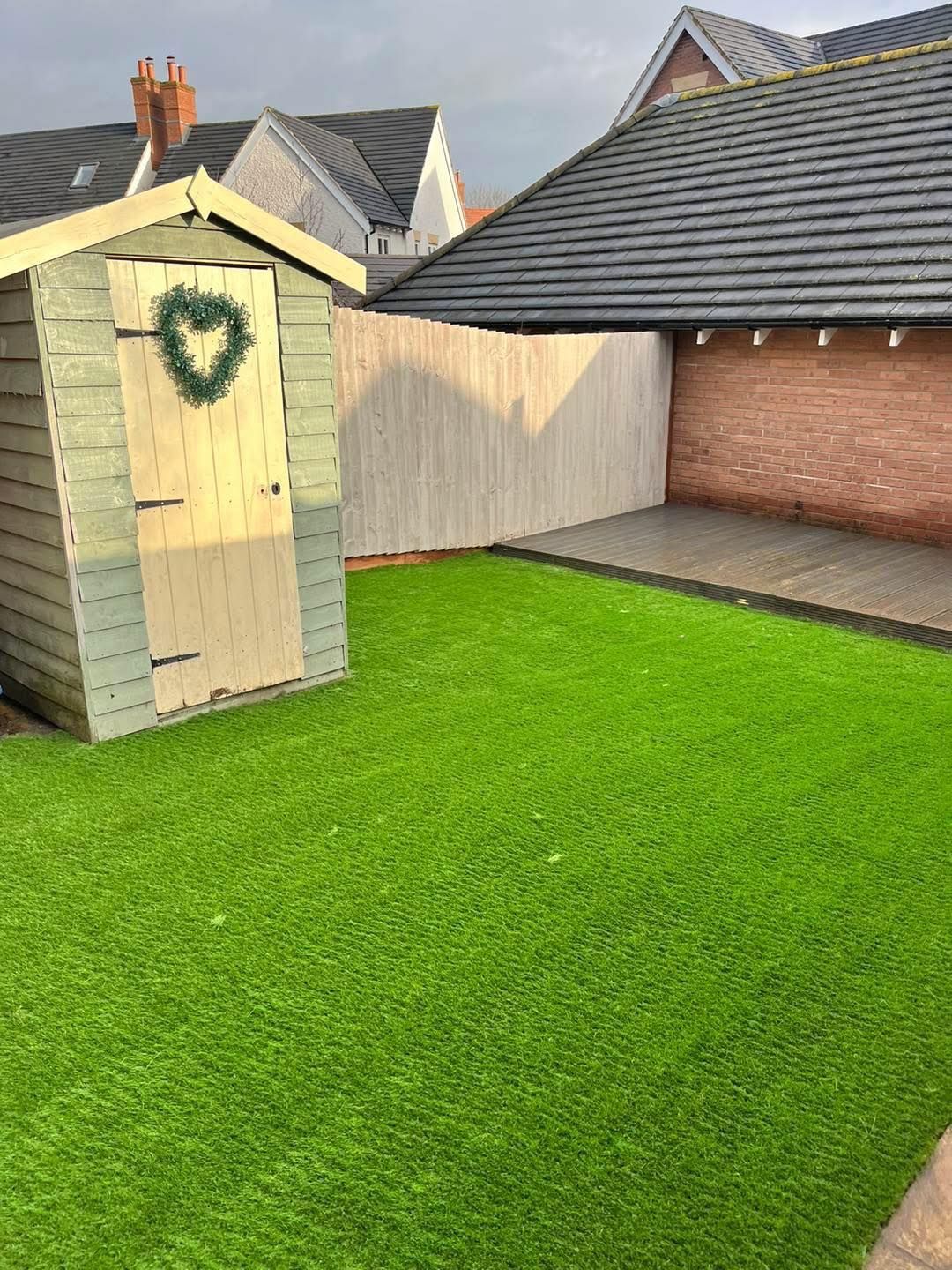 artificial grass installation