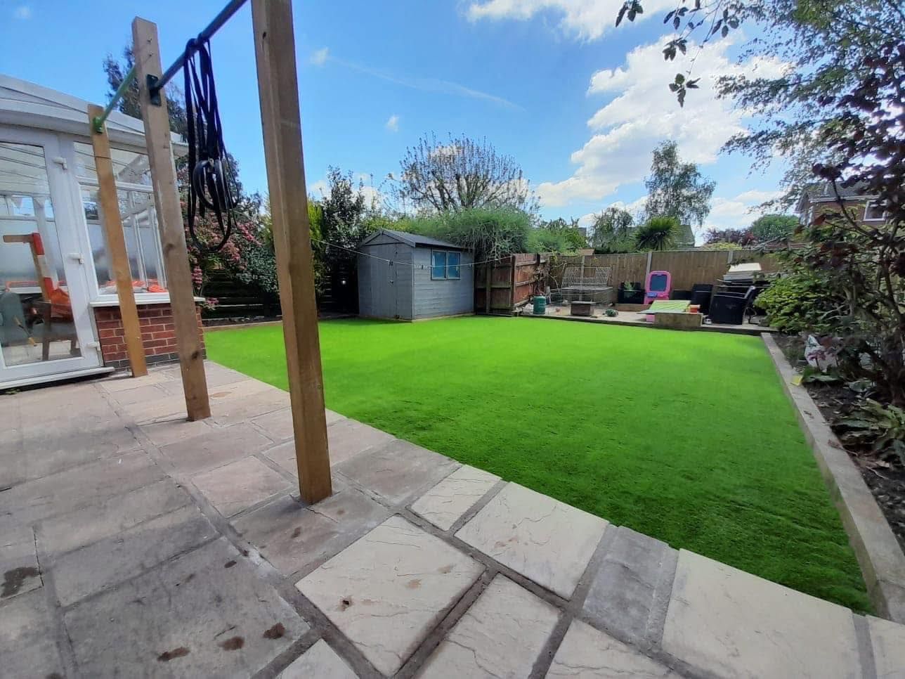artificial grass installation