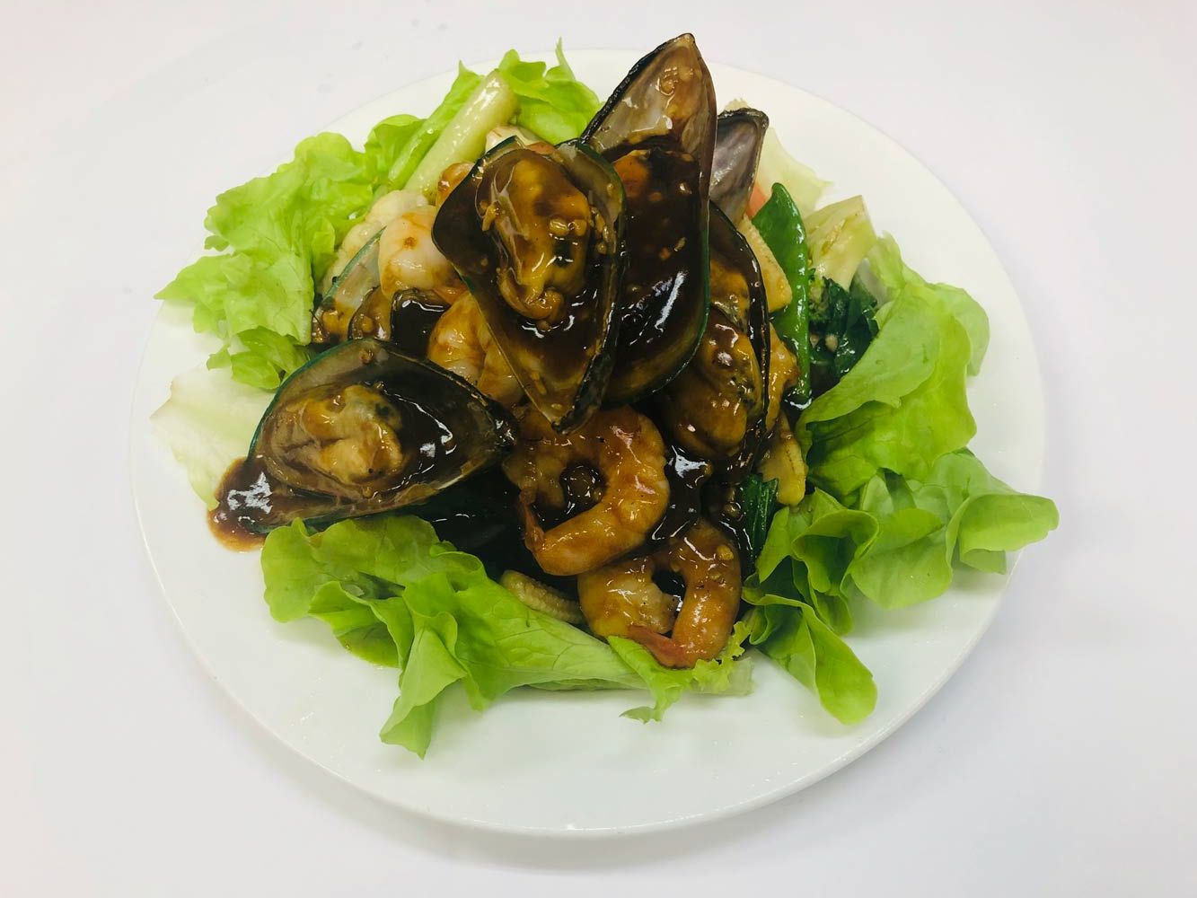 Oyster Sauce With Lettuce — Lotus at Lighthouse In Port Macquarie NSW