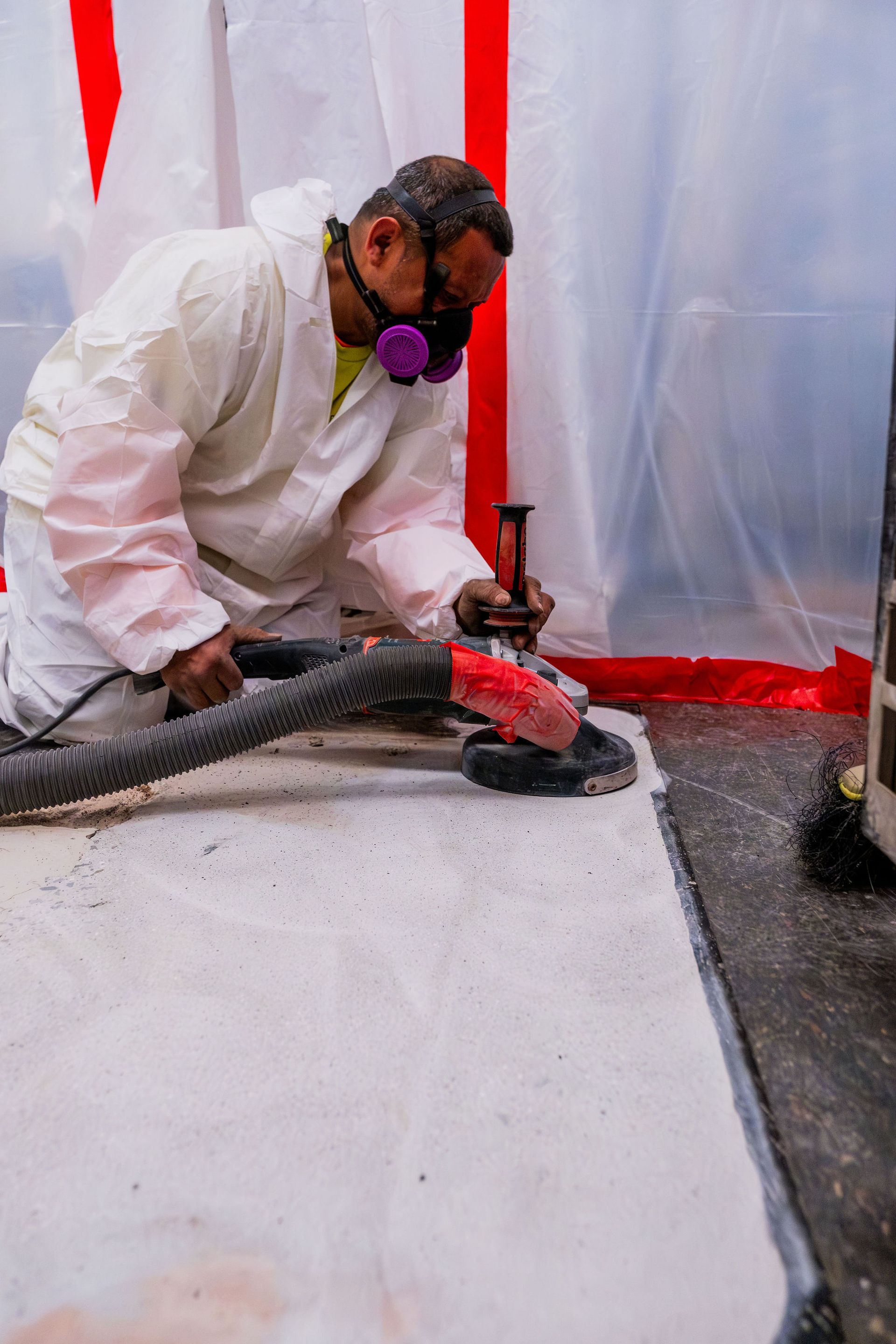 asbestos floor tile removal