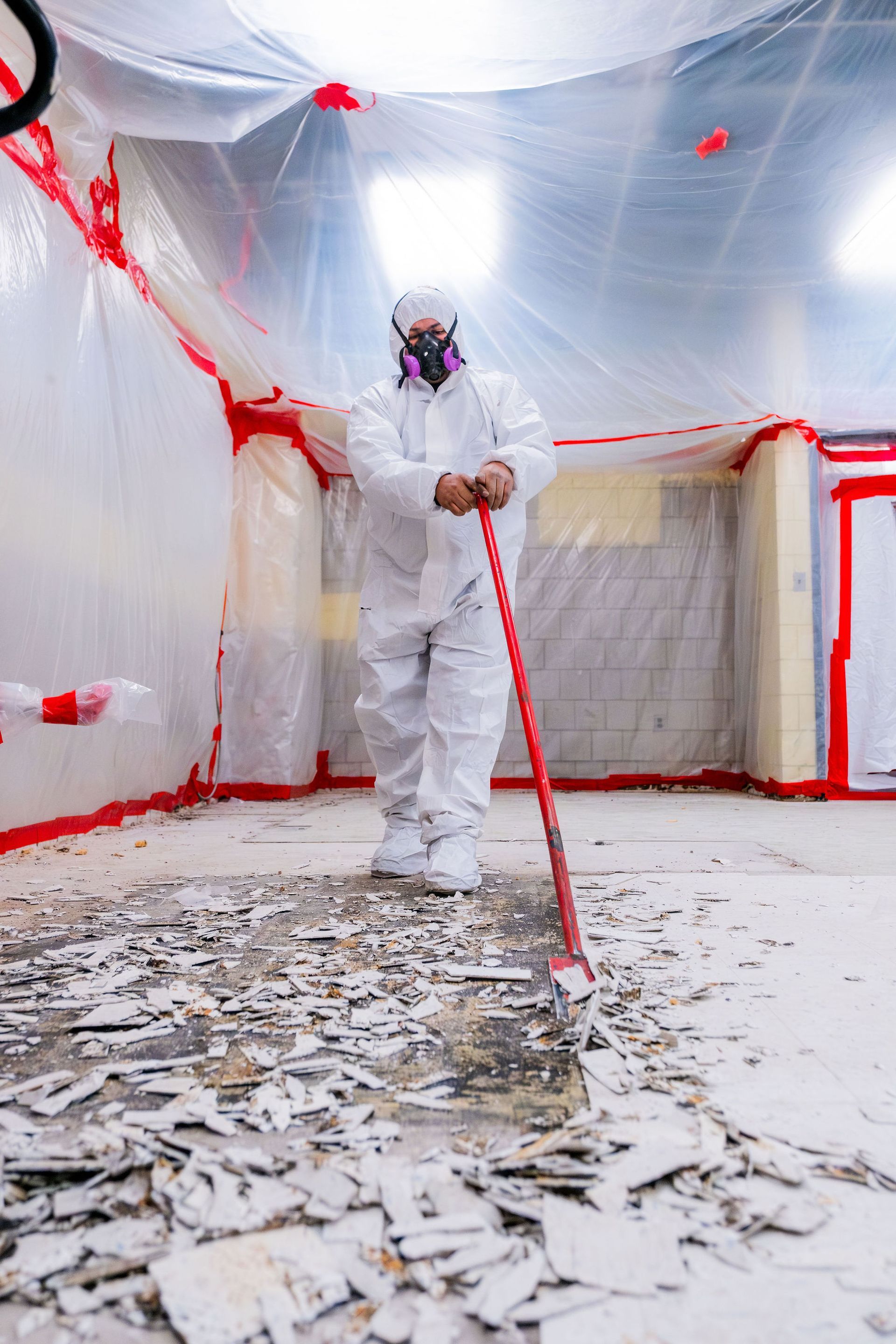 asbestos floor tile removal / abatement