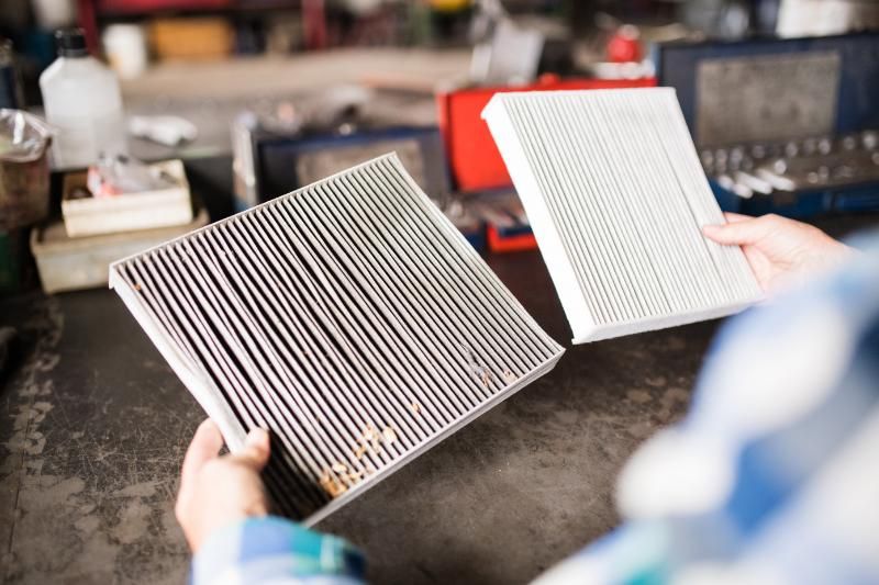 Maintenance of asbestos removal equipment