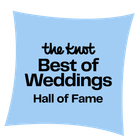 The Knot - Best of Weddings - Hall of Fame 2024 badge