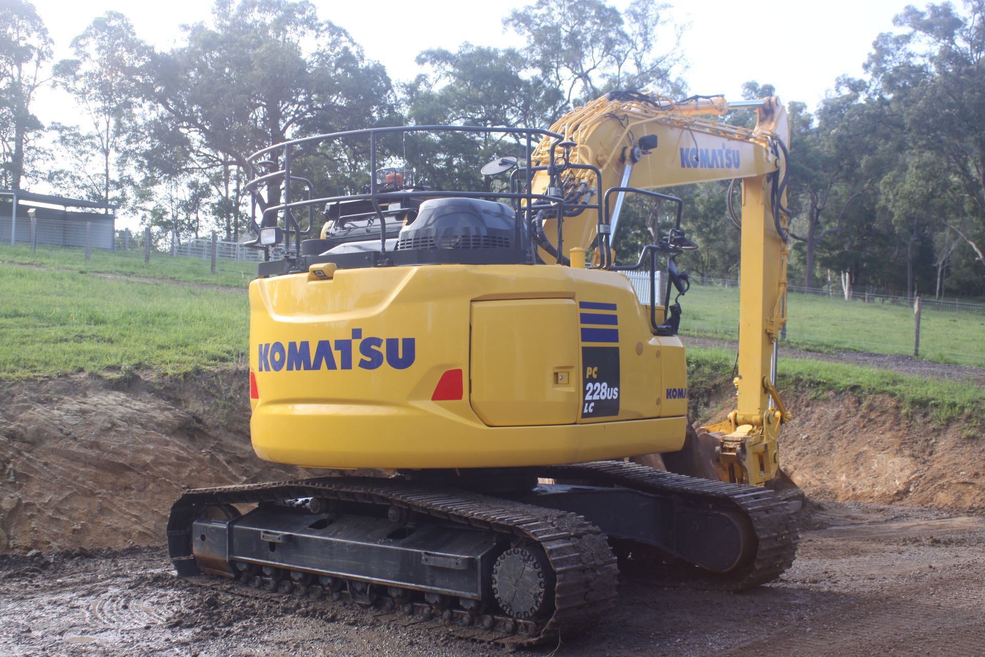 rear view of 23t Komatsu Excavator