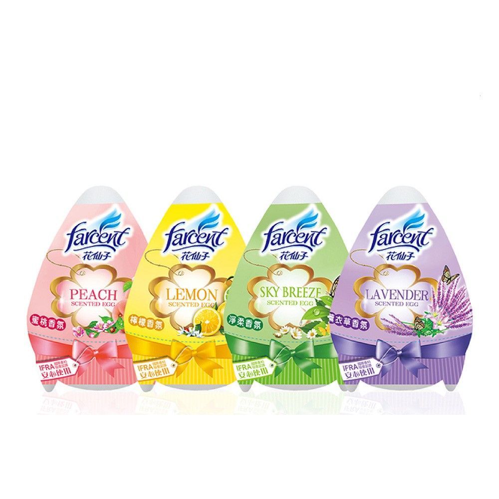 花仙子家用芳香香氛蛋(持續香芬約4-6星期)蜜桃 /薰衣草/ 檸檬/淨柔香 (4款可選)