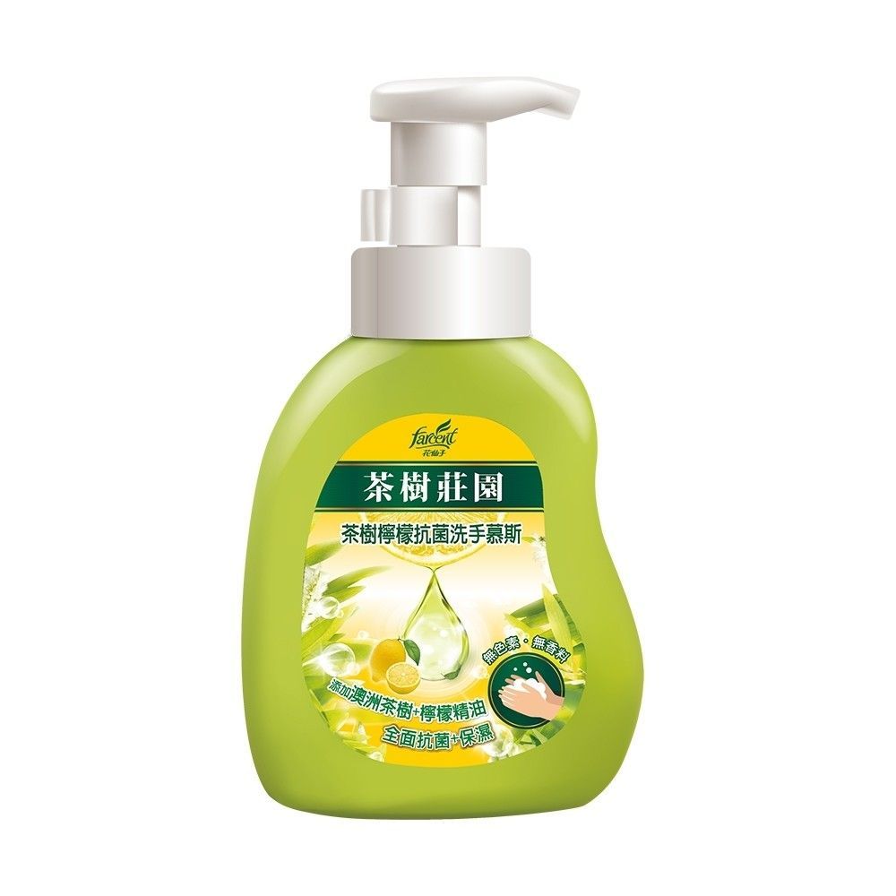 《花仙子》茶樹莊園-茶樹檸檬抗菌洗手慕斯(500g)