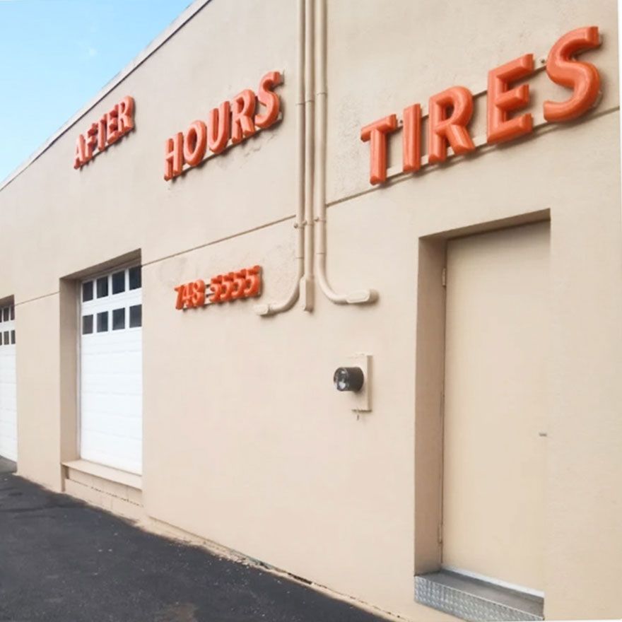 Outside of our After Hours Tires building | After Hours Tires