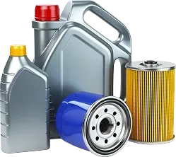 Oil change oil bottles and filters | After Hours Tires