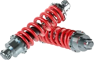 Up close picture of shocks | After Hours Tires