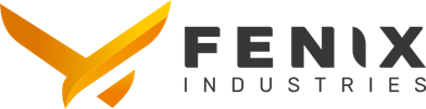 Een logo voor fenix industries met een vogel erop