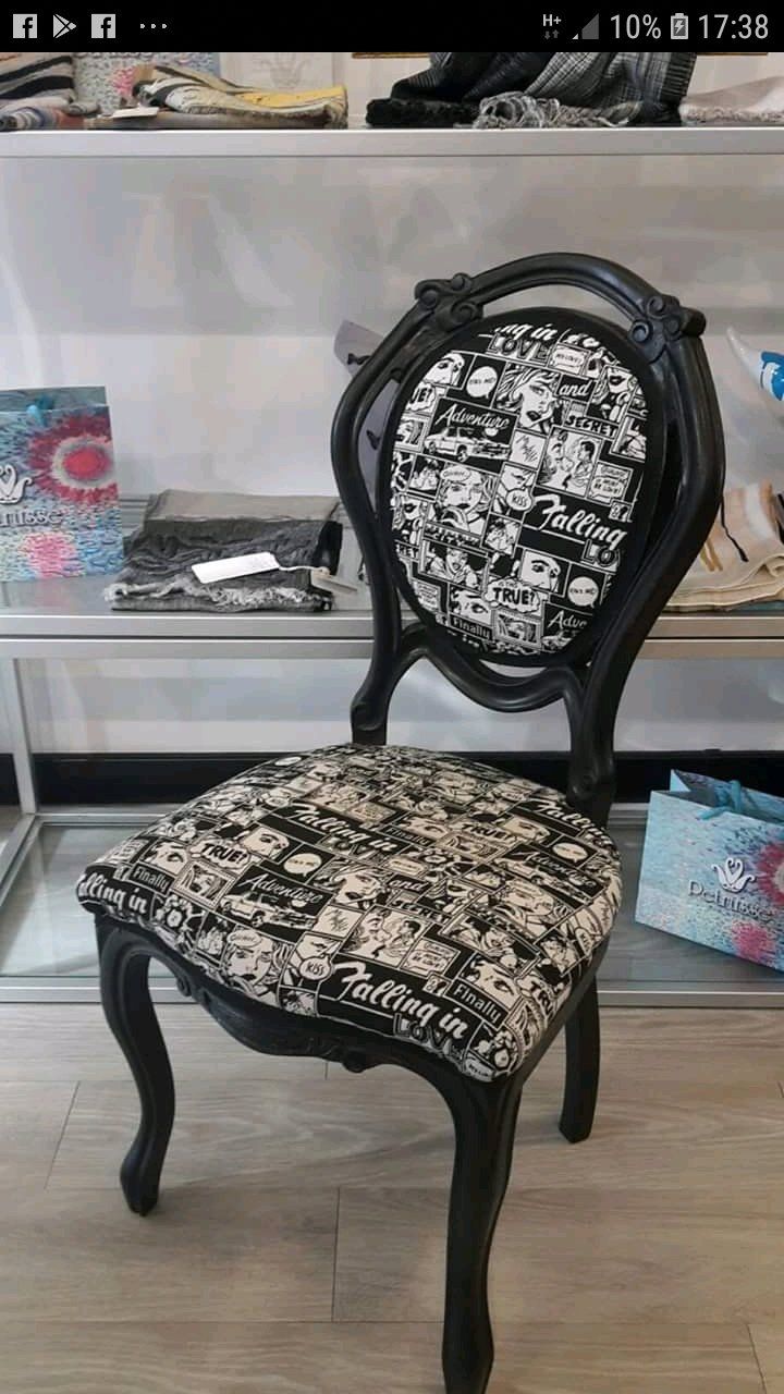 Sedia con imbottitura personalizzata